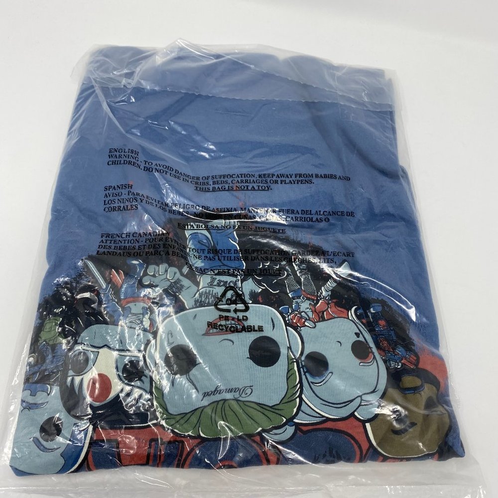 Pop Tees Suicide Squad T-Shirt Indigo Blue Funko - Picture 4 of 4